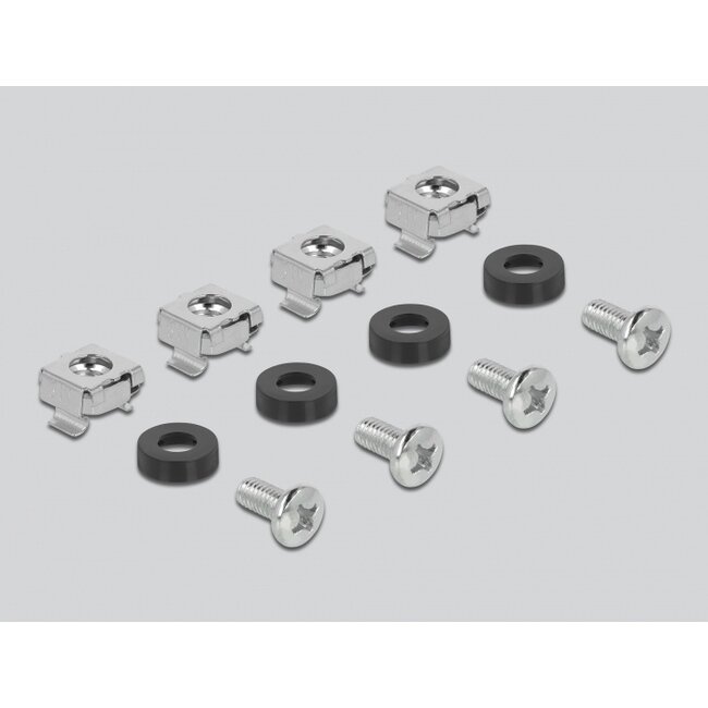 Delock 19″ Pull-out Plate 3U, black