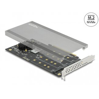 DeLOCK Delock PCI Express x16 Card to 4 x internal NVMe M.2 Key M