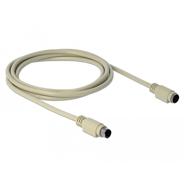 Delock PS/2 extension cable 1.8 m