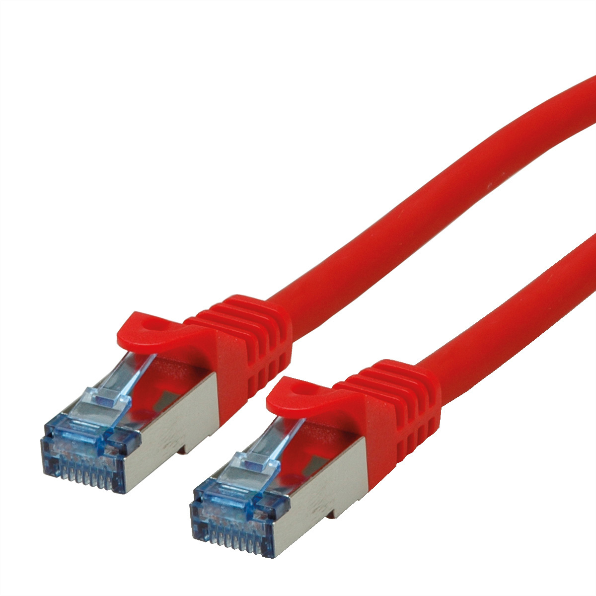 Roline ROLINE CAT.6a S/FTP. Snoerlengte: 5 m, Kabel standaard: Cat6a, Kabelafscherming: S/FTP (S-STP), Aansluiting 1: RJ-45, Aansluiting 2: RJ-45