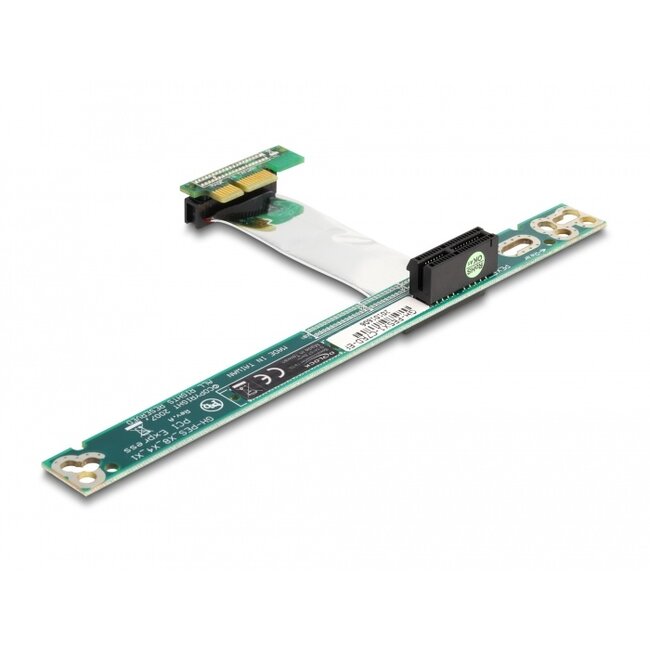 Delock Riser Card PCI Express x1 > x1 with flexible cable 7 cm