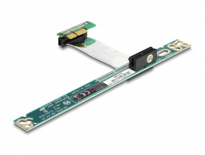 DeLOCK Riser Card PCI Express x1 > x1 met flexibele kabel