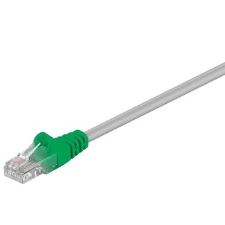 Goobay Goobay CAT 5e Crossover Patch Cable, U/UTP, grey-green 0.25 m