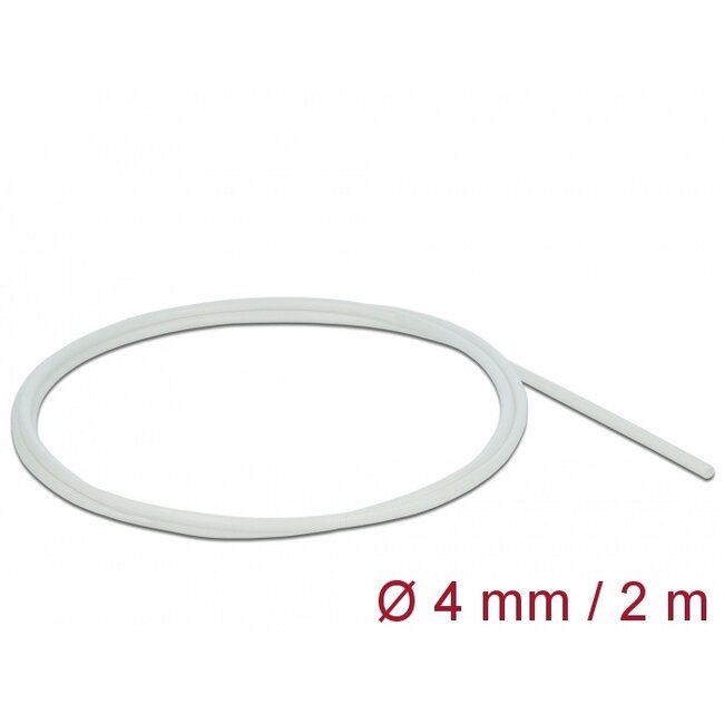 Delock Fiberglass Sleeving 2 m x 4 mm white