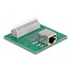 Delock RJ50 female to Terminal Block with push-button for DIN rail