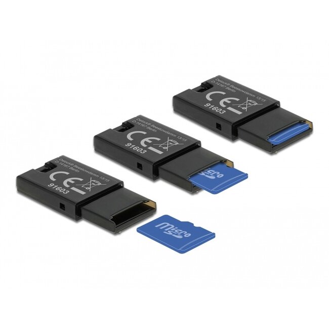 Delock USB 2.0 Card Reader for Micro SD memory cards