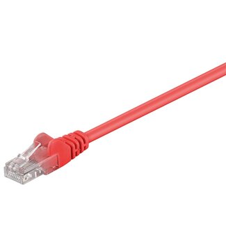 Goobay Goobay CAT 5e Patch Cable, U/UTP, red 1 m