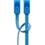 Goobay CAT 6A Flat Patch Cable U/UTP, blue 2 m