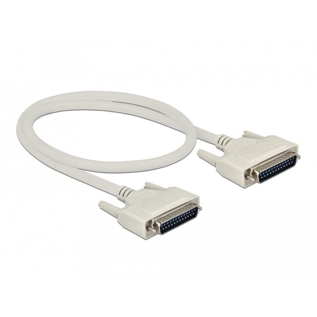 Delock Serial Cable D-Sub 25 male to male 0.5 m