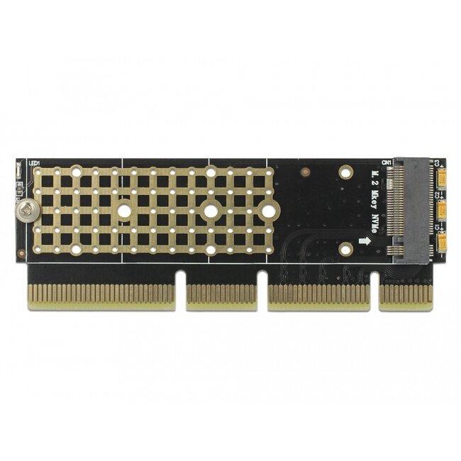 Delock PCI Express x16 (x4 / x8) Card to 1 x NVMe M.2 Key M for Server
