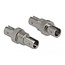 Delock Optical Fiber Coupler ST Simplex female to ST Simplex female metal