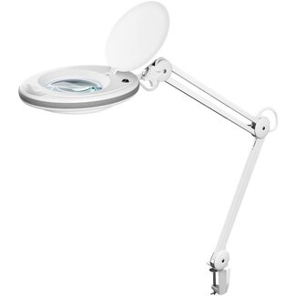 Goobay Goobay LED Magnifying Lamp with Clamp, 8 W, white