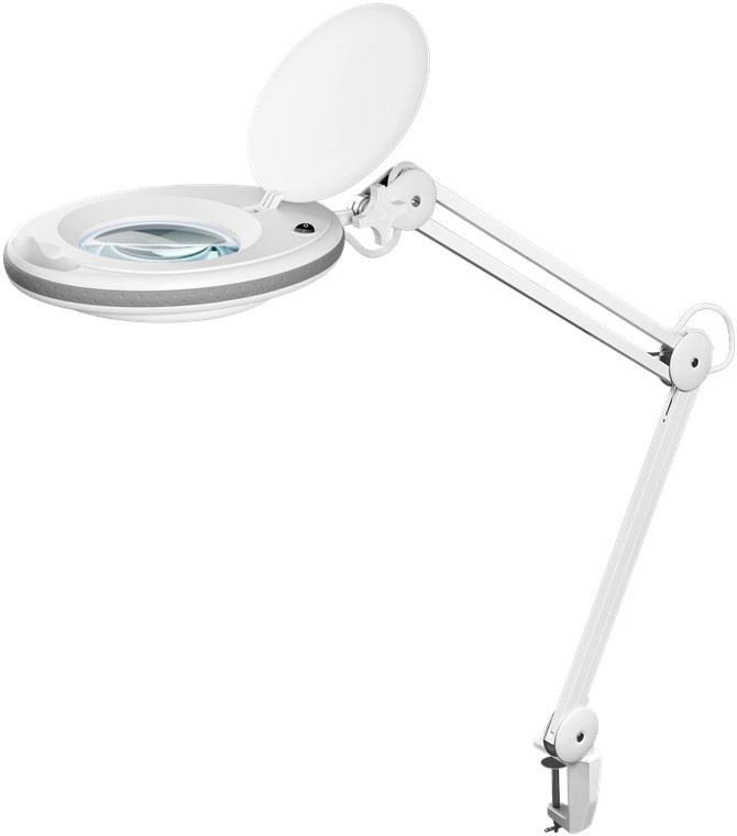Goobay LED Magnifying Lamp with Clamp, 8 W, white |
