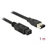 Delock Cable FireWire 9 pin male > 6 pin male 1 m