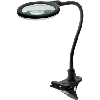 Goobay Goobay LED Magnifying Lamp with Clamp, 6 W, black