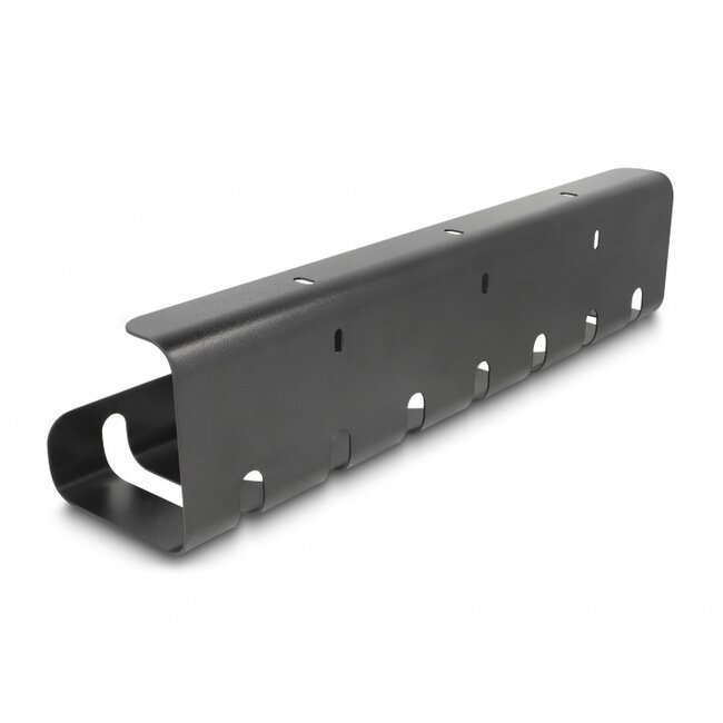 Delock Cable holder for under-table mounting black 2 pcs set