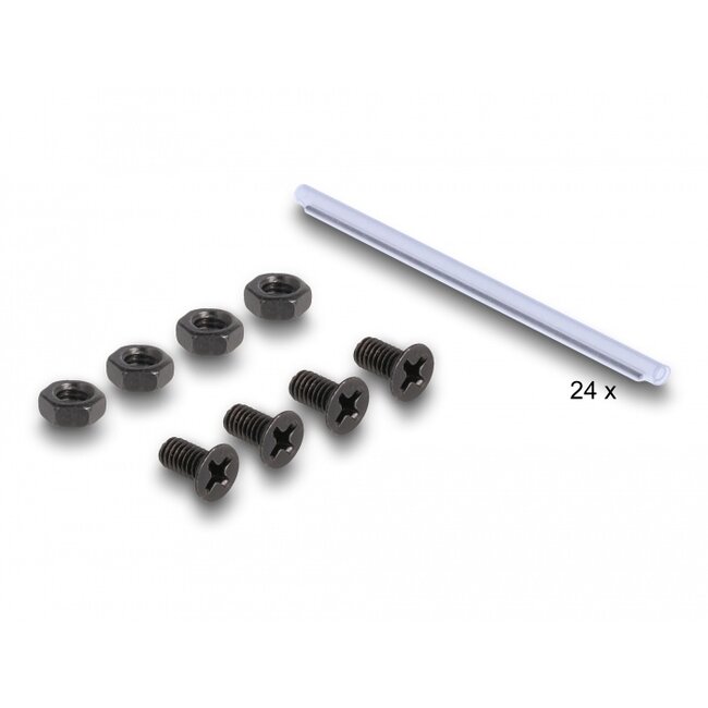 Delock Fiber Optic Splice Cassette 24 fibers white