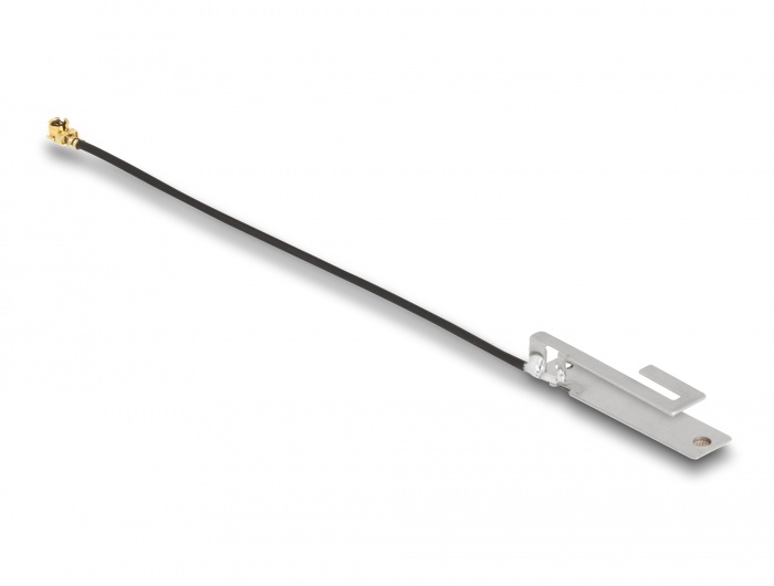DeLOCK 86137. Versterking antenne (max): 3 dBi, Frequentieband: 2.4 - 2.5, Impedantie: 50 Ohm. Lengte snoer: 0,08 m. Breedte: 25 mm, Diepte: 6 mm, Hoogte: 6,3 mm. Netwerkconnectiet