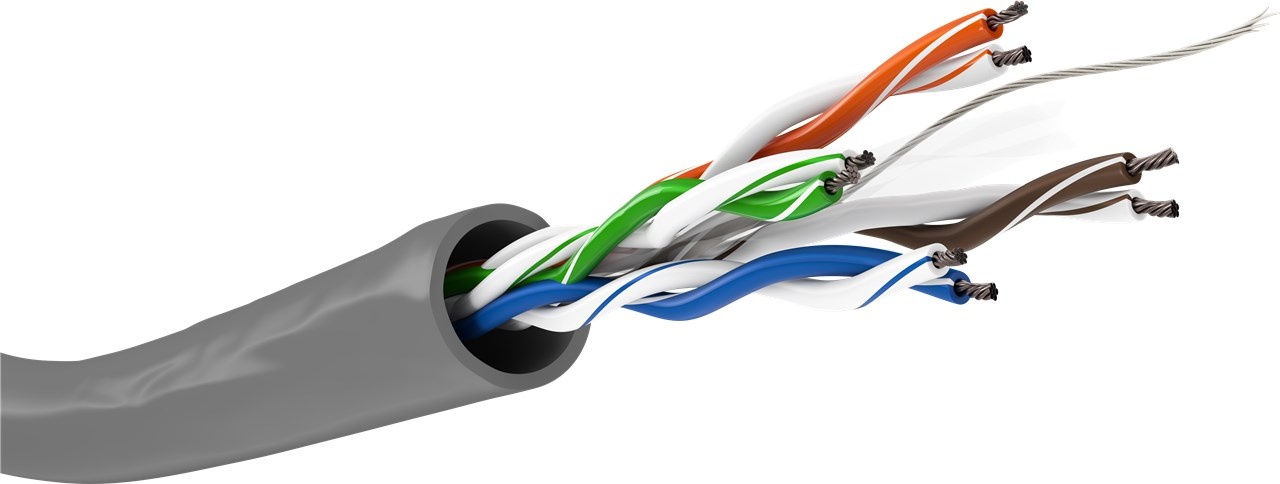 LAN UTP CAT 6 - Grey - 305m