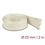 Delock Braided Sleeve made of nomex fibers 2 m x 25 mm white