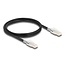 Delock RJ45 Network Cable Cat.6A S/FTP with secure clips set 1 m black