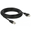 Delock GigE Camera Cable RJ45 plug to RJ45 plug with screws Cat.6 S/FTP 5 m