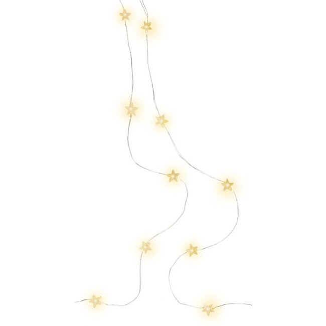 Goobay 20 LED Silver Wire Fairy Lights "Stars"