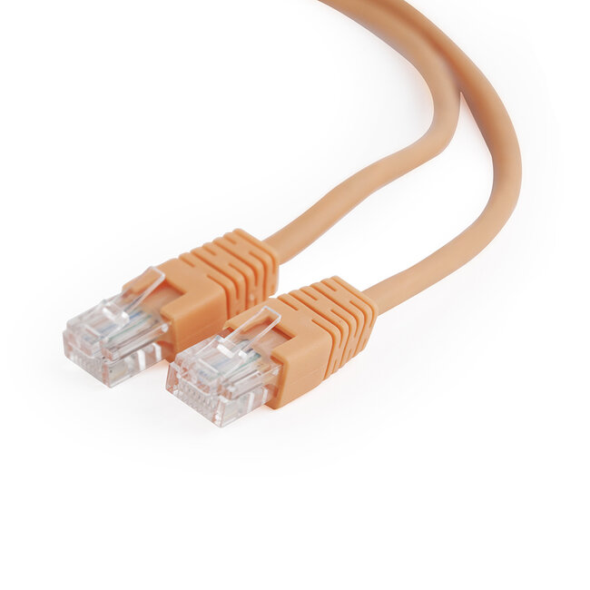 UTP Cat5E patchkabel, 0.5 m, oranje