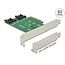 Delock PCI Express Card > 3 x M.2 Slot - Low Profile Form Factor