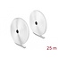 Delock Heavy-duty Hook-and-Loop tape L 25 m x W 20 mm white
