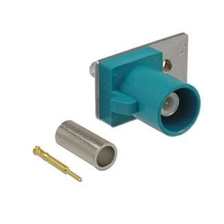 DeLOCK Delock FAKRA Z plug spring pin for crimping 1 prepunched hole