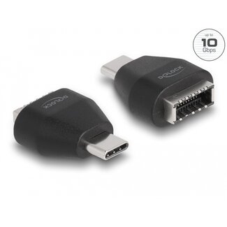 DeLOCK Delock Adapter USB Type-C™ male to USB 3.2 Key A female black
