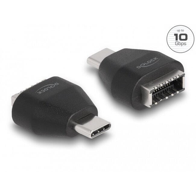 Delock Adapter USB Type-C™ male to USB 3.2 Key A female black