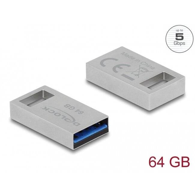 Delock USB 5 Gbps Memory Stick 64 GB - Metal Housing