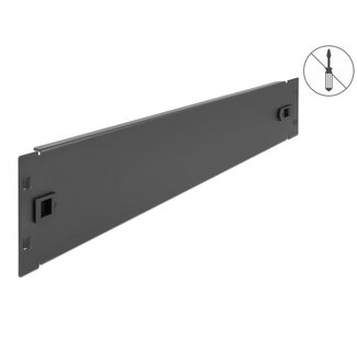 DeLOCK Delock 19″ Network Cabinet Blind Cover tool free 2U black