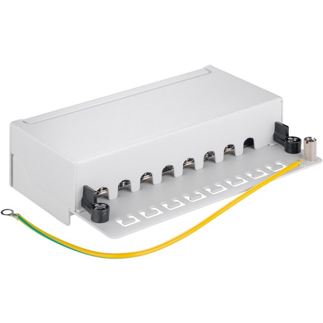 Goobay CAT 5e Mini/Desktop Patch Panel, 8 Port