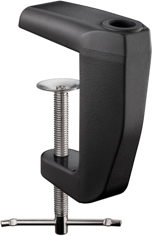 Goobay Replacement Table Clamp for Magnifying Lamps with Articulated Arm, black |