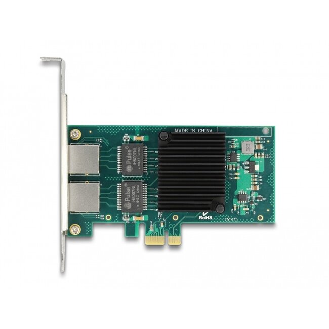 Delock PCI Express x1 Card 2 x RJ45 Gigabit LAN i350