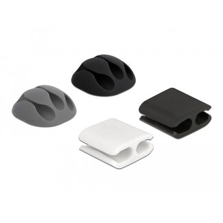 DeLOCK Delock Cable holder and cable clip set 4 pieces