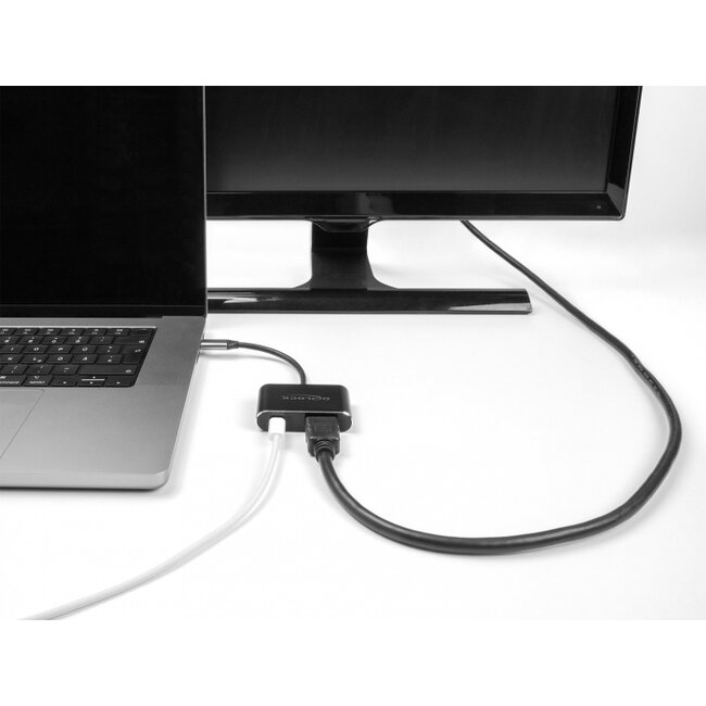 Delock USB Type-C™ Adapter to HDMI (DP Alt Mode) 8K with HDR and Power Delivery 100 W