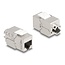 Delock Keystone Module RJ45 jack to LSA Cat.6A Slim toolfree