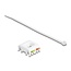 Delock Keystone Module RJ45 jack to LSA Cat.6A Slim toolfree