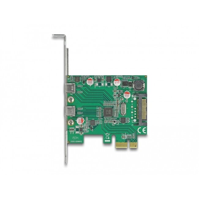 Delock PCI Express x1 Card to 2 x external USB 5 Gbps USB Type-C™ female