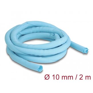 DeLOCK Delock Woven Sleeve self-closing heat-resistant 2 m x 10 mm blue