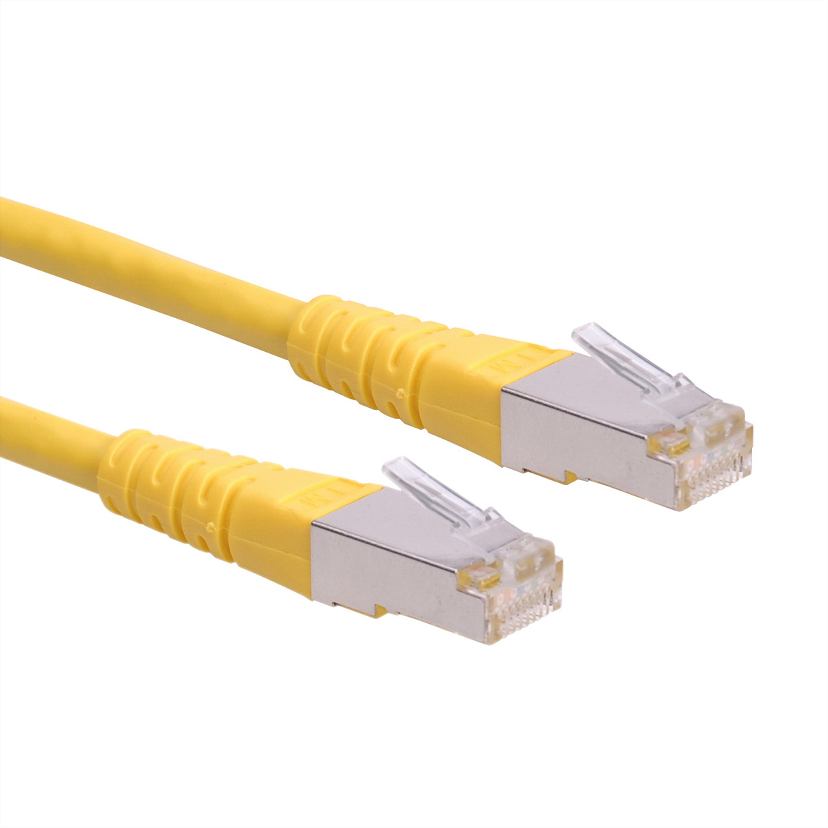ROLINE S/FTP patchkabel Cat6 geel 0,5m
