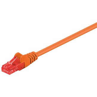 Goobay Goobay CAT 6 Patch Cable, U/UTP, orange 0.5 m
