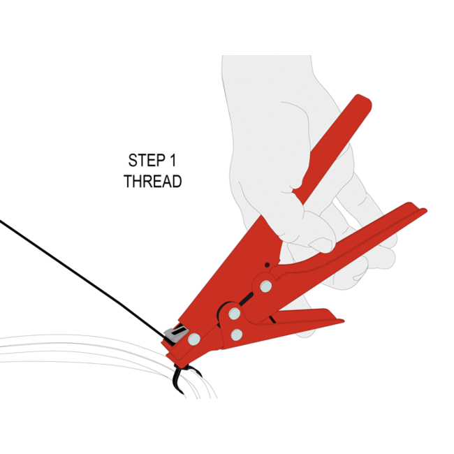 Delock Cable tie installation tool for plastic cable ties