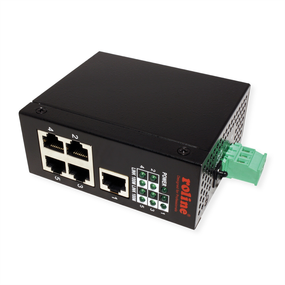 Roline Industrie Switch 5x RJ-45, unmanaged