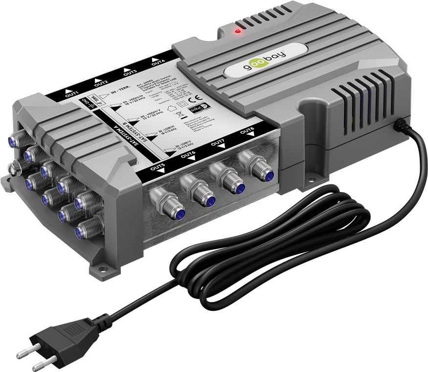 Goobay Sat Multiswitch 9 Inputs/8 Outputs |