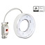 Delock Lighting GX53 surface mount base round type F white